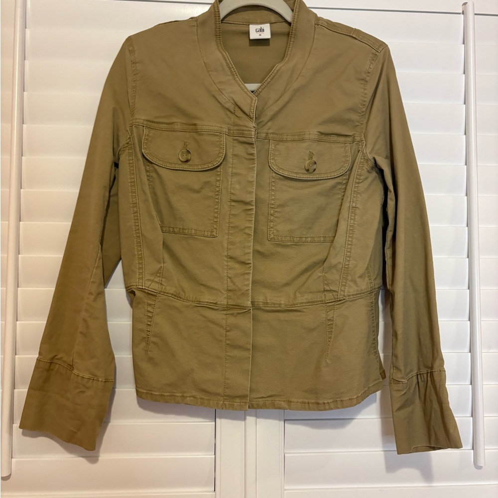 CAbi Tan Utility Jacket for Women